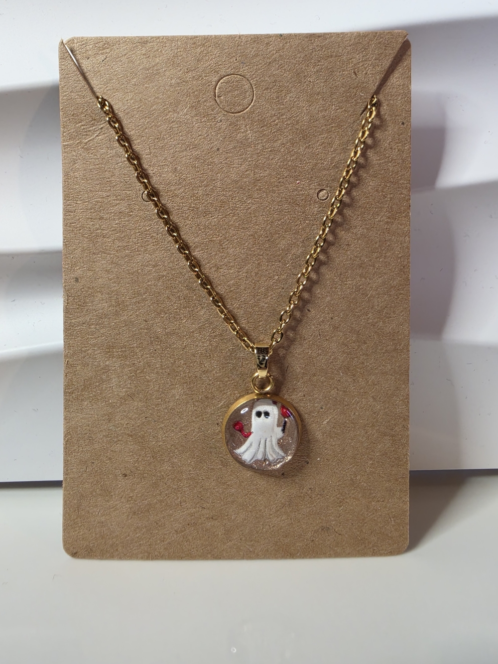 Handmade Necklace - Ghost
